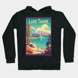 Lake Tahoe National Park Vintage Travel Poster Hoodie